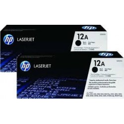 pack toner laser noir 12A origine HP Laserjet 1012/1015/1018 Q2612AD