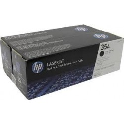 pack toner laser noir N°35A HP Laserjet P1009/P1007 origine CB435AD