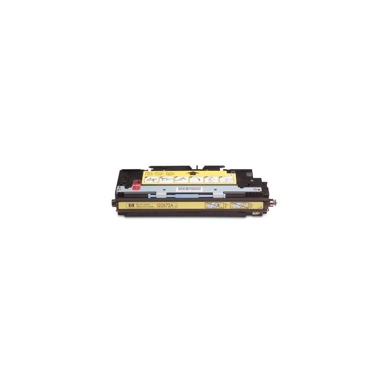 cartouche toner laser jaune compatible HP Laserjet Color 3500 Q2672A