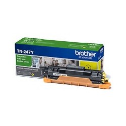 Toner laser Jaune TN247Y Original pour Brother MFCL3730CW