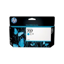 cartouche 727 jet d'encre cyan HP Designjet T2500ps d'origine B3P19A