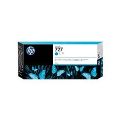 cartouche jet d'encre Cyan N°727 origine HP designjet T1530 F9J76A