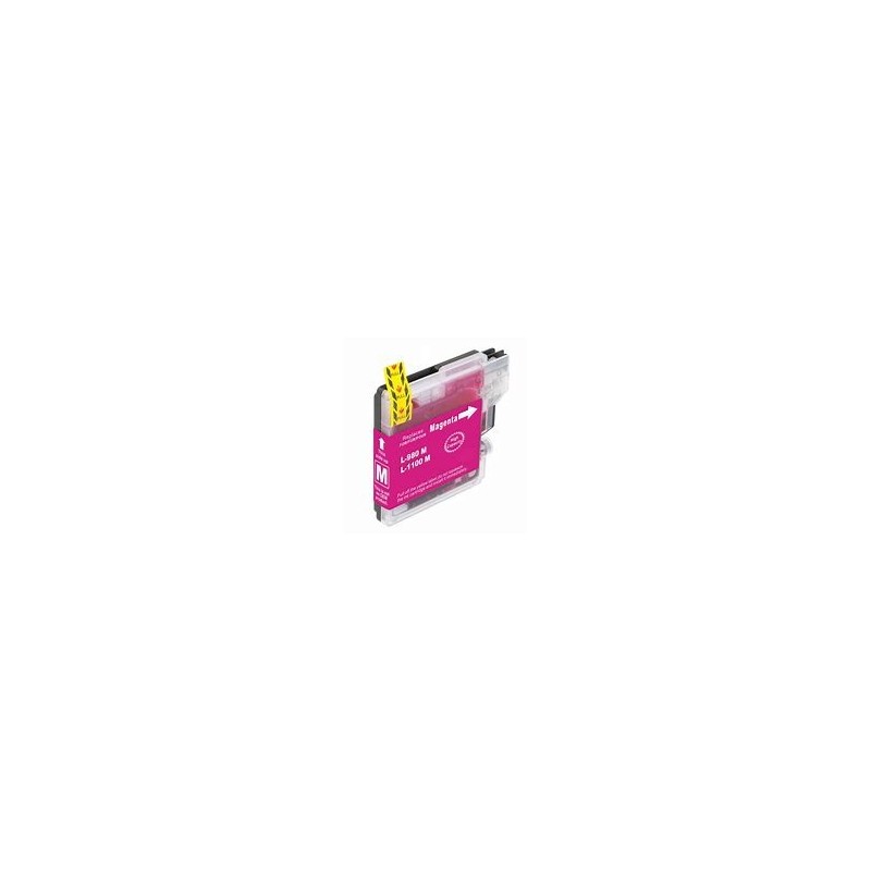 cartouche Magenta compatible pour Brother MFC490C/MFC790CW LC1100M