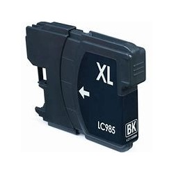 BROTHER LC985BK Cartouche jet d'encre Noir pour DCPJ125 COMPATIBLE.