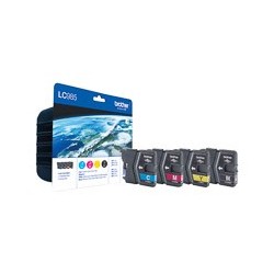 BROTHER LC985 Pack Cartouches jet d'encre Noir / Cyan / Magenta / Jaune pour dcpj315w ORIGINALE.