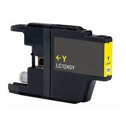 BROTHER (LC-1240Y) Cartouche jet d'encre Jaune pour DCP-J / MFC-J COMPATIBLE.