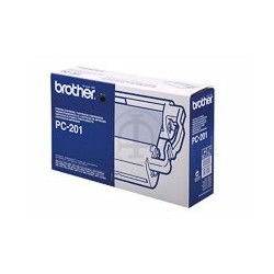 BROTHER (PC-201RF) Recharge + Socle Noir pour Fax / Intellifax / PPF / MFC ORIGINALE.