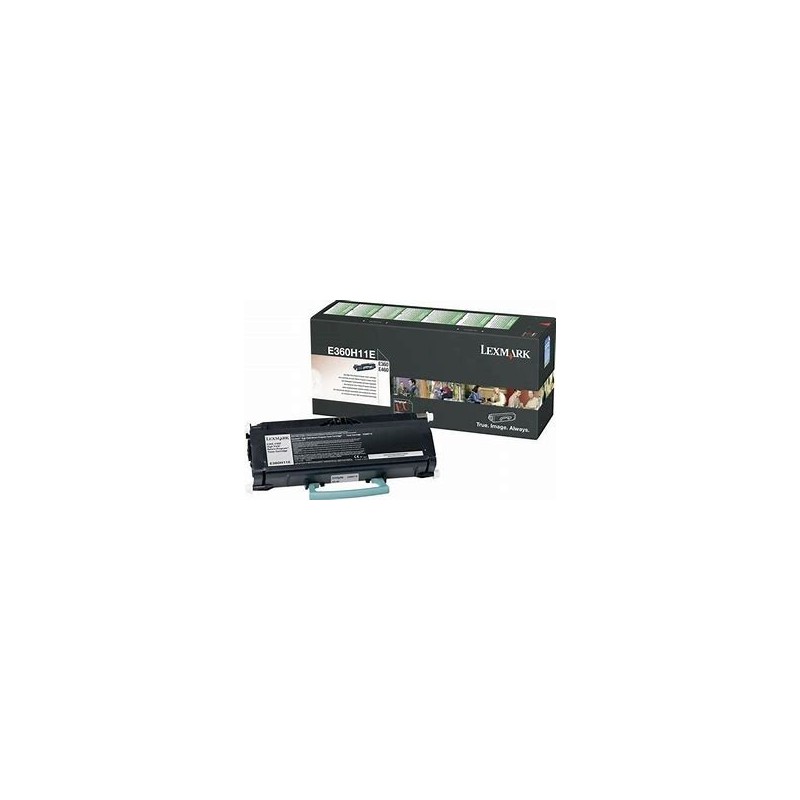 Cartouche toner laser Noir imprimante E360dn origine Lexmark E360H11E