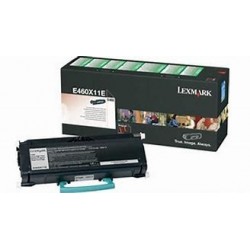 Cartouche toner laser noir imprimante Lexmark E460dw origine E460X11E