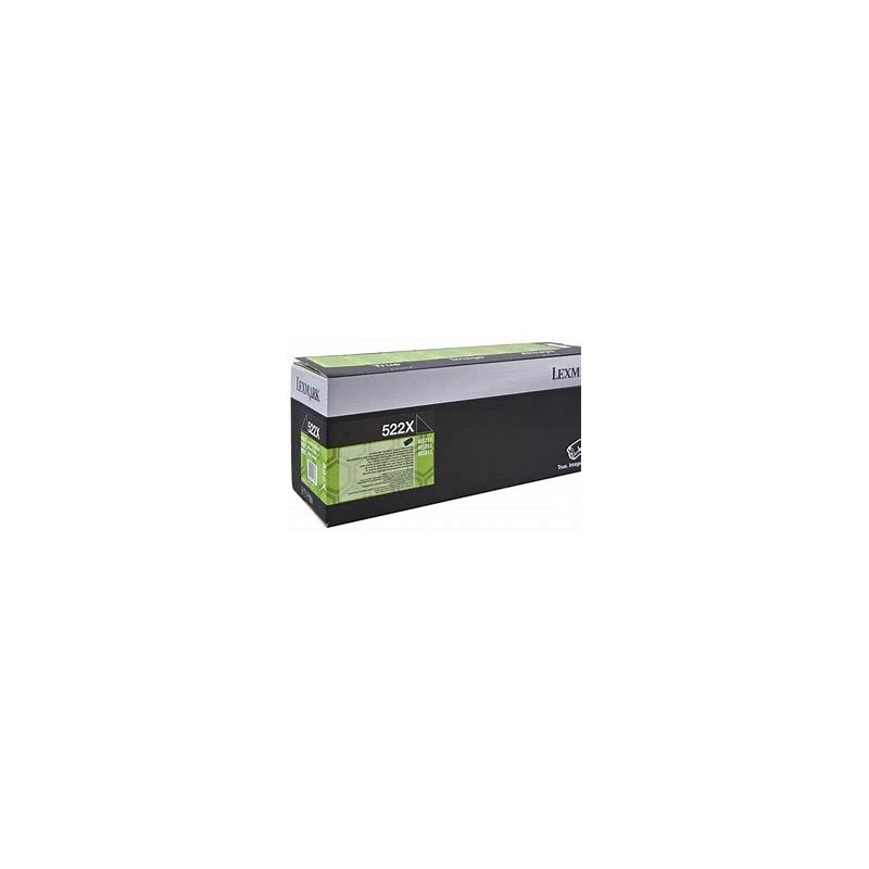 cartouche Laser Noir 522X Lexmark MS812dn / MS811n d'origine 52D2X00