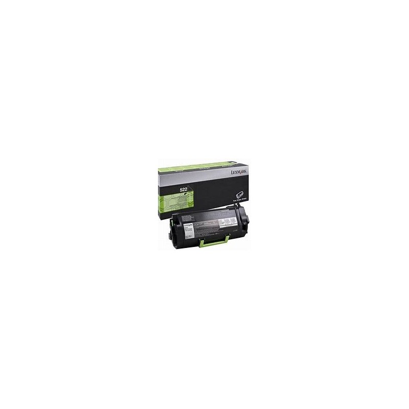 cartouche laser 522 noir Lexmark MS810 / MS812 / MS811 origine 52D2000