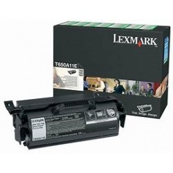 cartouche toner laser Noir Lexmark T650dn/T650dtn origine T650A11E