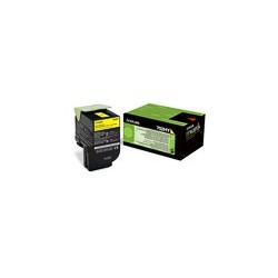 Toner laser Jaune 70C2HY0 Original pour Lexmark