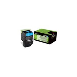 Toner laser Cyan 70C2HC0 Original pour Lexmark