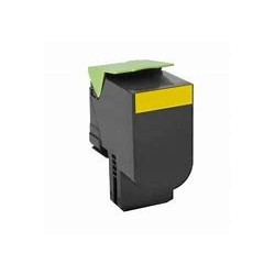 LEXMARK (80C2HY0) Toner laser Jaune pour séries CX-410/510 COMPATIBLE.