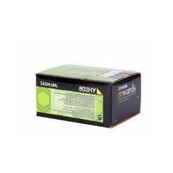 Toner laser Jaune Gamme Marque Constructeur ® Lexmark 80C2HY0