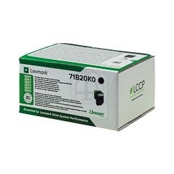 Toner laser Noir 71B20K0 Original pour Lexmark