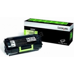 Cartouche 622h laser Noir Lexmark MX810dme/MX810dfe origine 62D2H00