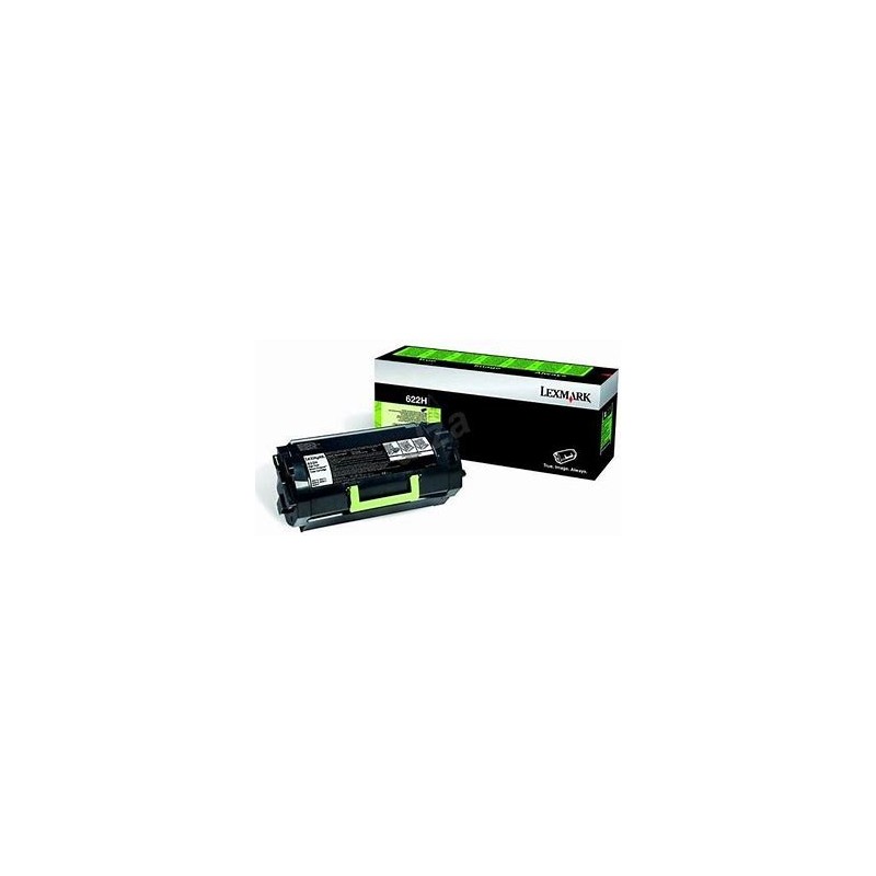 Cartouche 622h laser Noir Lexmark MX810dme/MX810dfe origine 62D2H00