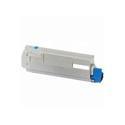 cartouche de toner C610dm laser cyan compatible Oki 44315307