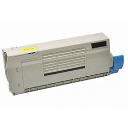 Cartouche toner laser Oki C710cdtn jaune compatible 44318605