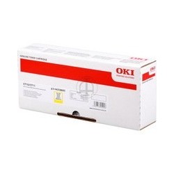 cartouche toner laser imprimante Oki C711dtn jaune origine 44318605