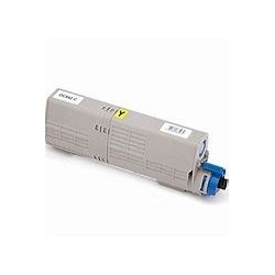 Toner laser Jaune 46490605 Made in France pour Oki