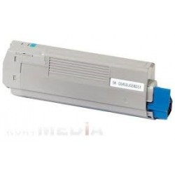 Toner laser Cyan Gamme PREMIUM Compatible ® Oki 43324423