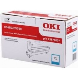 tambour laser couleur cyan origine pour Oki C5650dn 43870007