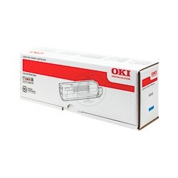 Cartouche de toner laser C612dn cyan d'origine Oki 46507507