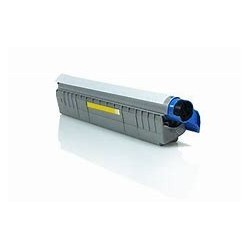 cartouche toner laser couleur jaune compatible Oki C8800n 43487709