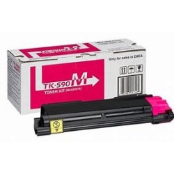 Cartouche toner laser rouge origine Kyocera FSC2626MFP TK590M