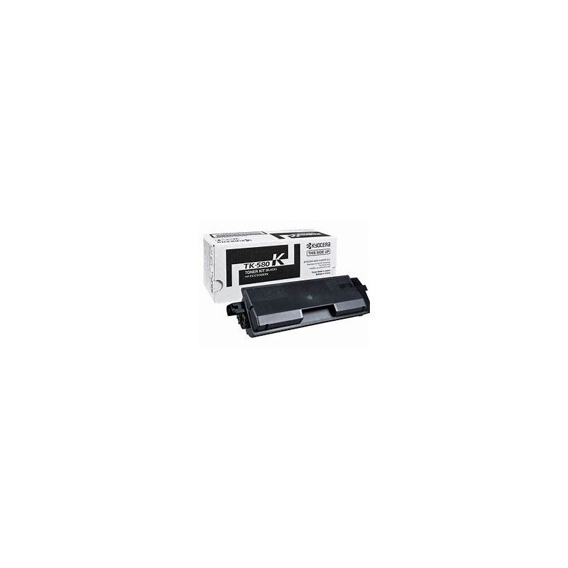 Cartouche toner laser noir origine Kyocera Ecosys P6021TK580K