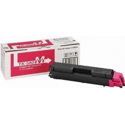 Cartouche toner laser rouge origine Kyocera Ecosys FSC5150dn TK580M