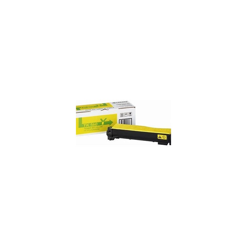 Toner laser Jaune TK560Y Original pour Kyocera