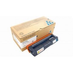 cartouche de toner laser cyan origine Ricoh Aficio SPC232sf 407637