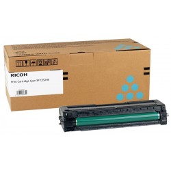 toner bleue laser origine pour Ricoh Aficio SPC262dnw 407532