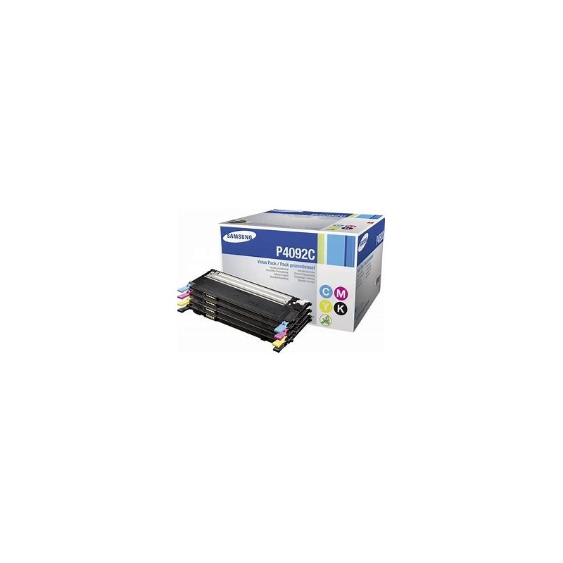 Pack 4 toner laser Noir et Couleurs origine Samsung CLX3170fn SU392A