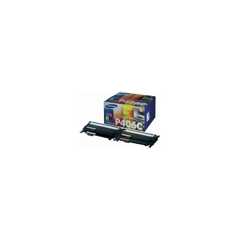 pack 4 toner laser noir et couleur P406C origine Samsung C467w SU375A