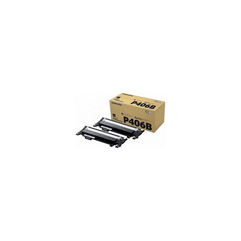 Pack 2 toners laser noir P406B Samsung Xpress C460w origine SU374A