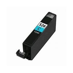 Cartouche jet d'encre cyan PREMIUM Compatible CANON CLI-526C-4541B001