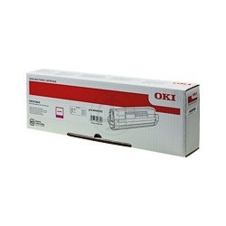 Cartouche toner laser rouge imprimante Oki C833 original 46443102