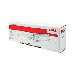 Cartouche toner laser jaune imprimante C843DN Oki 46443101 original