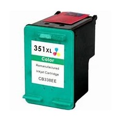 Cartouche jet d'encre Cyan / Magenta / Jaune CB338EE Made in France pour HP