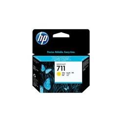 cartouche N°711 encre Jaune pour HP Designjet T530 origine CZ132A