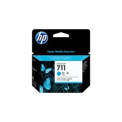 Pack cartouches encre Cyan N°711 HP Designjet T130 origine HP CZ134A