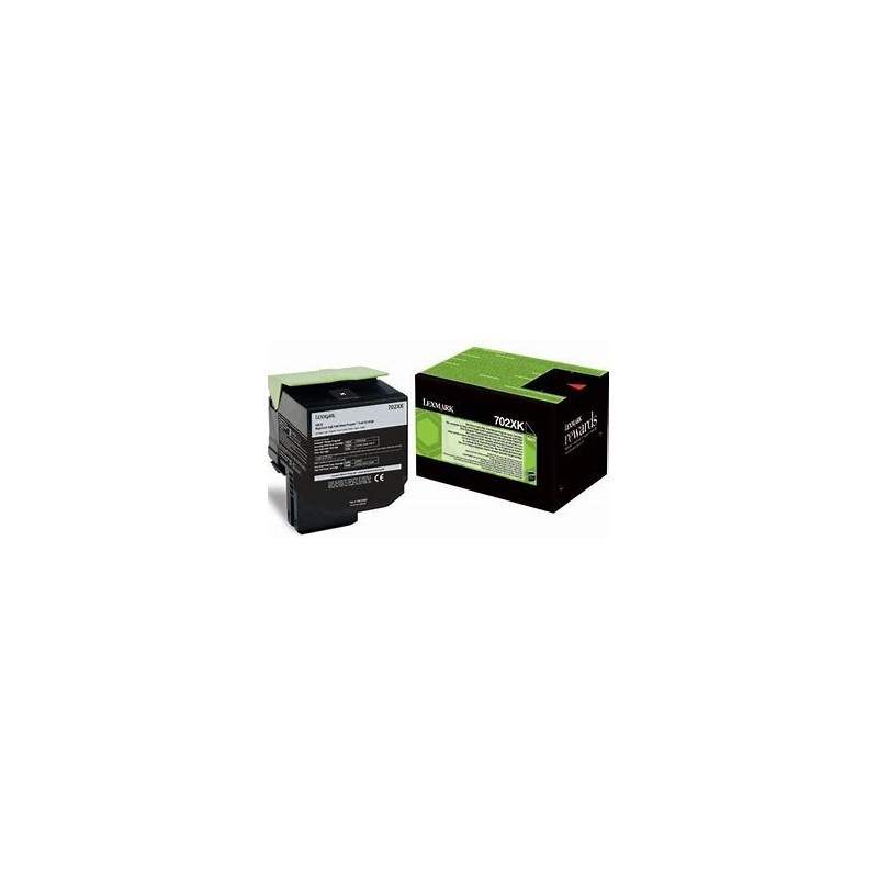 Cartouche 702XK laser noir imprimante CS510 Lexmark d'origine 70C2XK0