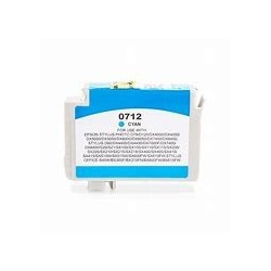 Cartouche jet d'encre Cyan Gamme PREMIUM Compatible ® Epson C13T07124011