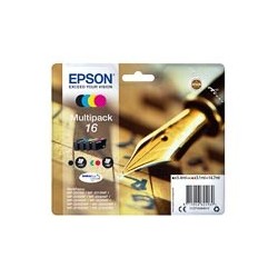 Pack cartouches N°16 encre origine EPSON Workforce WF2540wf T16264012