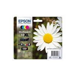 Pack cartouches 18XL encre origine EPSON Home XP420 / XP413 T18164012